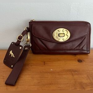 Leather Emma Fox Clutch